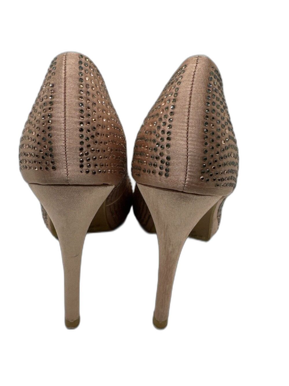 Ranne Stiletto Heels Pumps Rhinestone Embellished Round Toe  Size 7.5 - Picture 8 of 15
